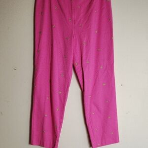 David Brooks Pink Casual Bottoms Relaxed Fit